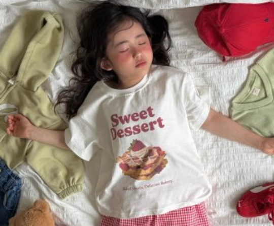 【予約販売】Dessert short-sleeved T-shirt [NINIBELLO] (26SS)【2026年2月下旬以降順次発送】