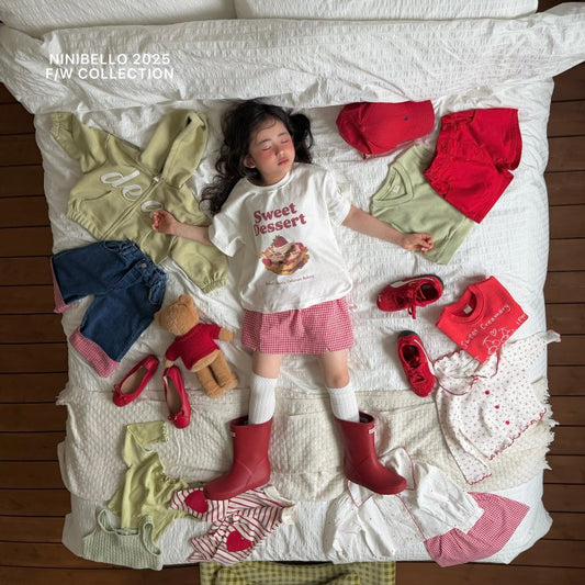 【予約販売】Dessert short-sleeved T-shirt [NINIBELLO] (26SS)【2026年2月下旬以降順次発送】