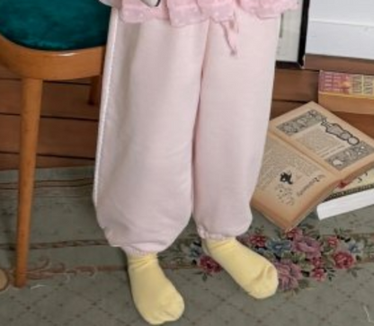 【予約販売】Milk Lace Jogger Pants [NINIBELLO] (26SS)【2026年2月下旬以降順次発送】