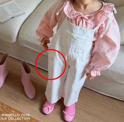 【予約販売】Tiny Overalls Pants [NINIBELLO] (26SS)【2026年2月下旬以降順次発送】