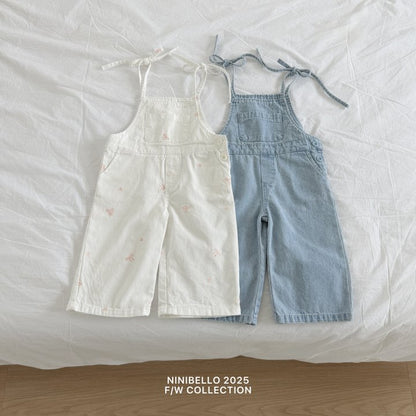 【予約販売】Tiny Overalls Pants [NINIBELLO] (26SS)【2026年2月下旬以降順次発送】