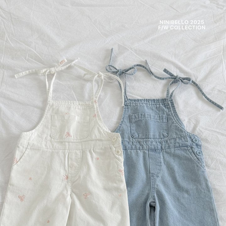 【予約販売】Tiny Overalls Pants [NINIBELLO] (26SS)【2026年2月下旬以降順次発送】