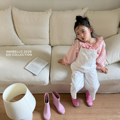 【予約販売】Tiny Overalls Pants [NINIBELLO] (26SS)【2026年2月下旬以降順次発送】
