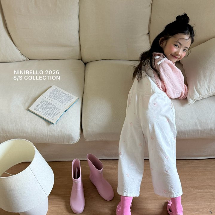 【予約販売】Tiny Overalls Pants [NINIBELLO] (26SS)【2026年2月下旬以降順次発送】