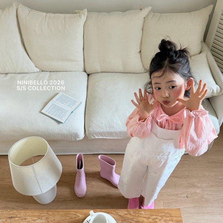 【予約販売】Tiny Overalls Pants [NINIBELLO] (26SS)【2026年2月下旬以降順次発送】