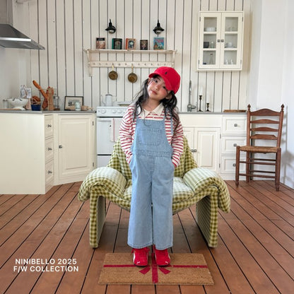 【予約販売】Tiny Overalls Pants [NINIBELLO] (26SS)【2026年2月下旬以降順次発送】