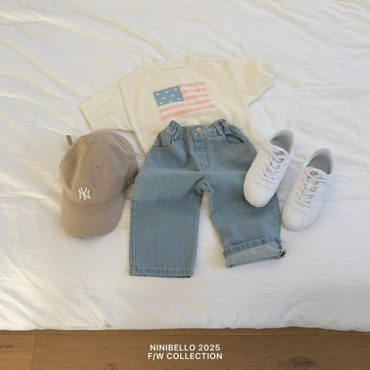 【予約販売】705 denim pants [NINIBELLO] (26SS)【2026年2月下旬以降順次発送】