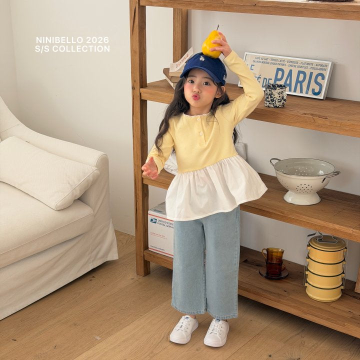 【予約販売】705 denim pants [NINIBELLO] (26SS)【2026年2月下旬以降順次発送】