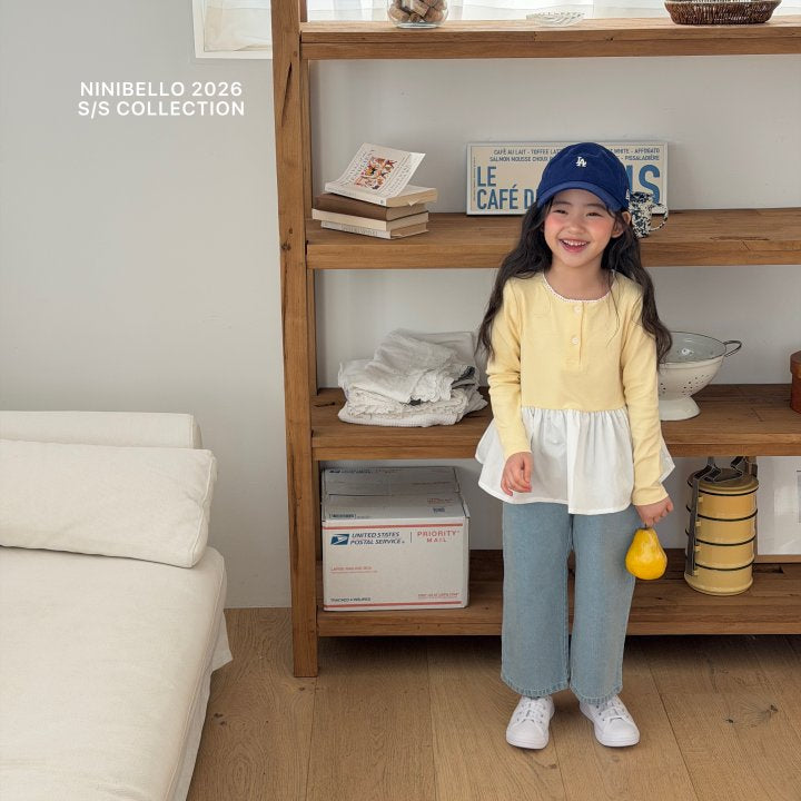 【予約販売】705 denim pants [NINIBELLO] (26SS)【2026年2月下旬以降順次発送】