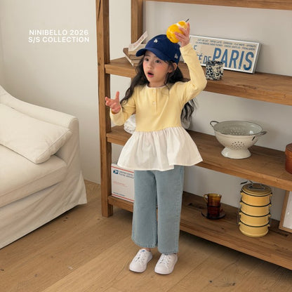 【予約販売】705 denim pants [NINIBELLO] (26SS)【2026年2月下旬以降順次発送】