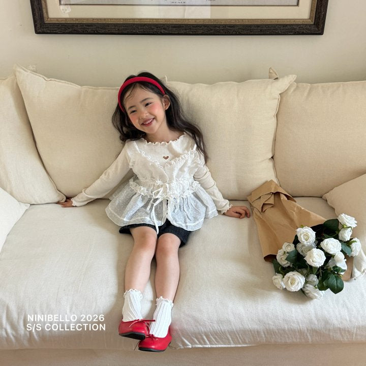 【予約販売】Garden Sharing Bustier [NINIBELLO] (26SS)【2026年2月下旬以降順次発送】