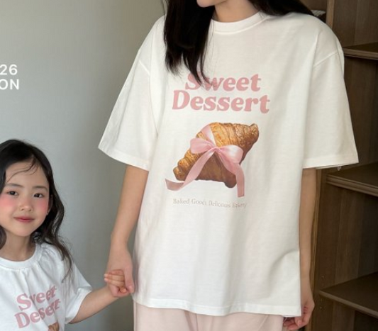 【予約販売】Dessert short-sleeved T-shirt [NINIBELLO] (26SS)【2026年2月下旬以降順次発送】