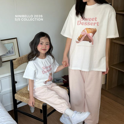 【予約販売】Dessert short-sleeved T-shirt [NINIBELLO] (26SS)【2026年2月下旬以降順次発送】