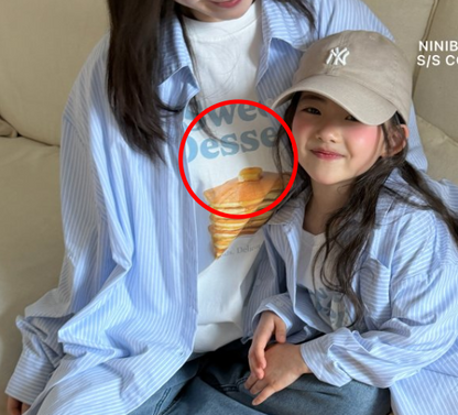 【予約販売】Dessert short-sleeved T-shirt [NINIBELLO] (26SS)【2026年2月下旬以降順次発送】