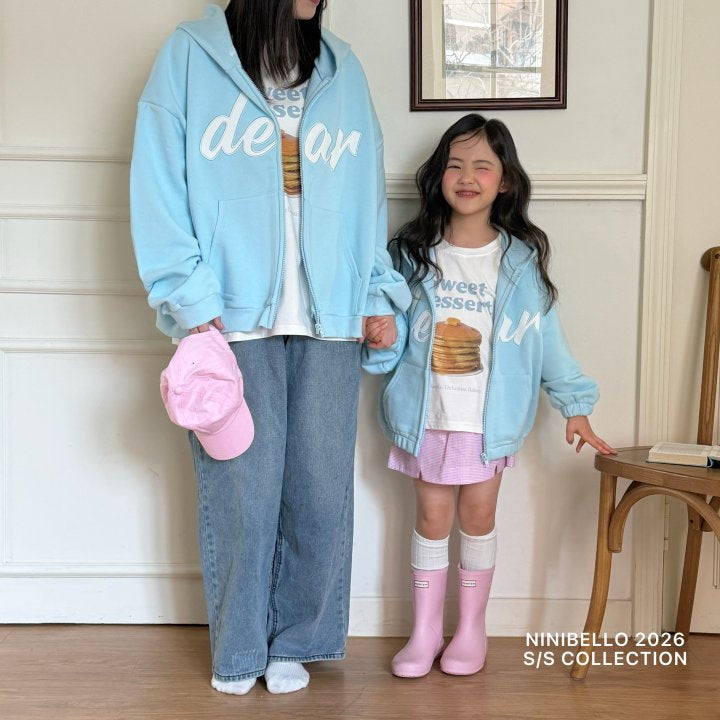 【予約販売】Dessert short-sleeved T-shirt [NINIBELLO] (26SS)【2026年2月下旬以降順次発送】