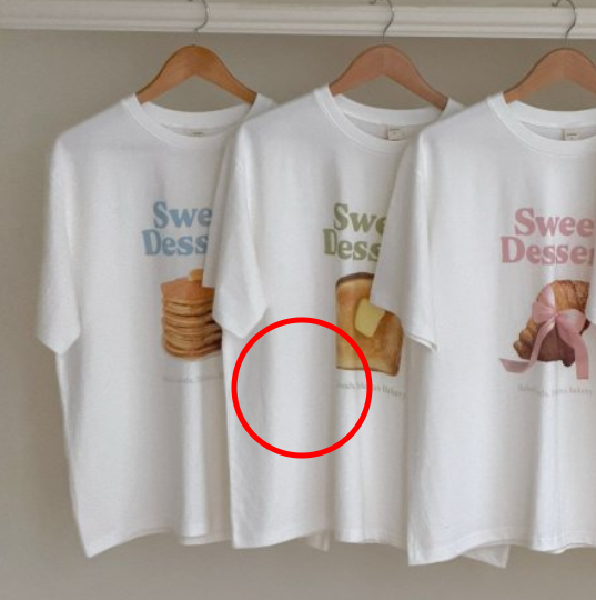 【予約販売】Dessert short-sleeved T-shirt [NINIBELLO] (26SS)【2026年2月下旬以降順次発送】