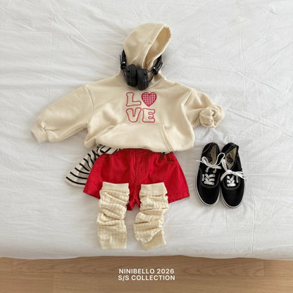 【予約販売】Love Hoodie [NINIBELLO] (26SS)【2026年2月下旬以降順次発送】