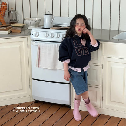 【予約販売】Love Hoodie [NINIBELLO] (26SS)【2026年2月下旬以降順次発送】