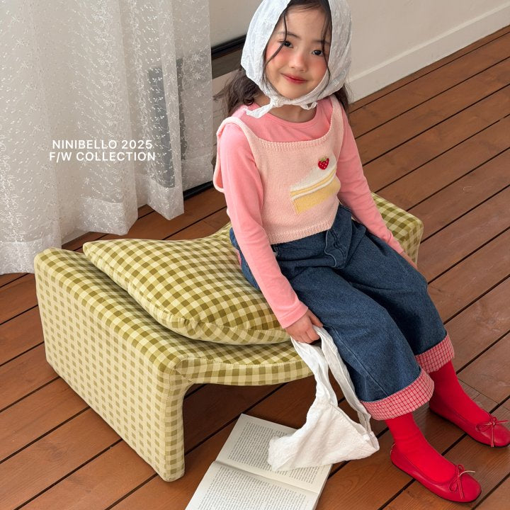 【予約販売】Love Me Denim Pants [NINIBELLO] (26SS)【2026年2月下旬以降順次発送】