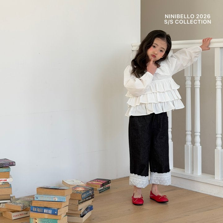 【予約販売】Love Me Denim Pants [NINIBELLO] (26SS)【2026年2月下旬以降順次発送】