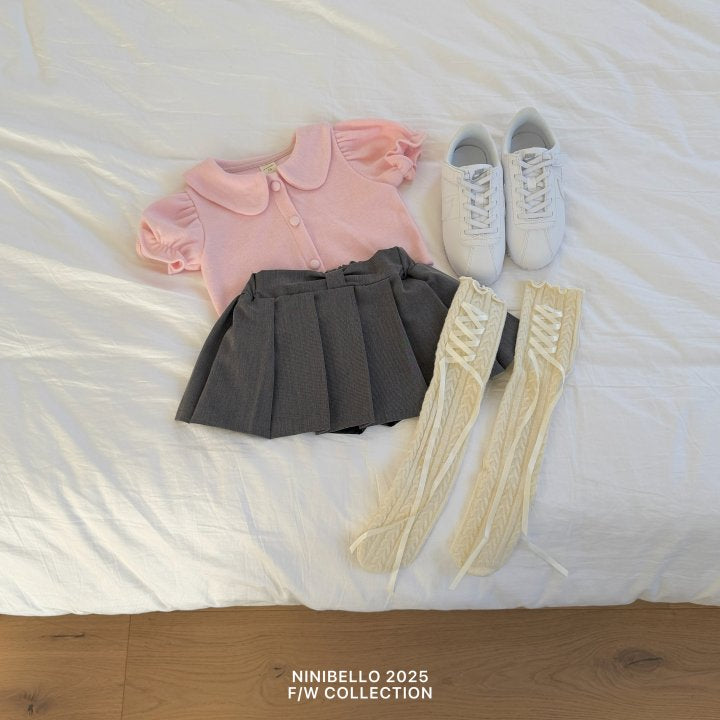 【予約販売】Madeleine Puff Cardigan [NINIBELLO] (26SS)【2026年2月下旬以降順次発送】