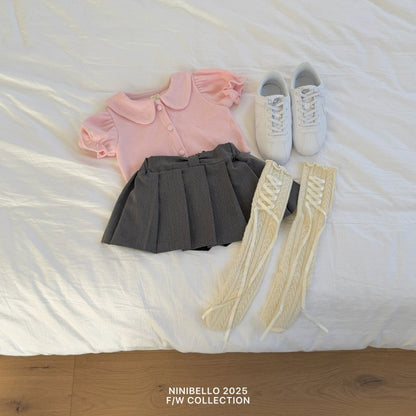 【予約販売】Madeleine Puff Cardigan [NINIBELLO] (26SS)【2026年2月下旬以降順次発送】