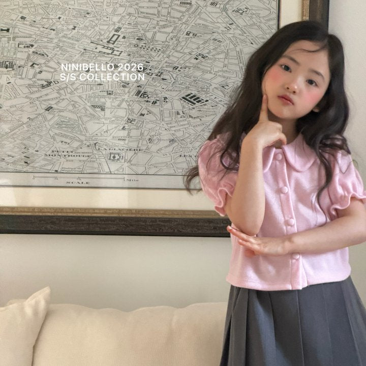 【予約販売】Madeleine Puff Cardigan [NINIBELLO] (26SS)【2026年2月下旬以降順次発送】