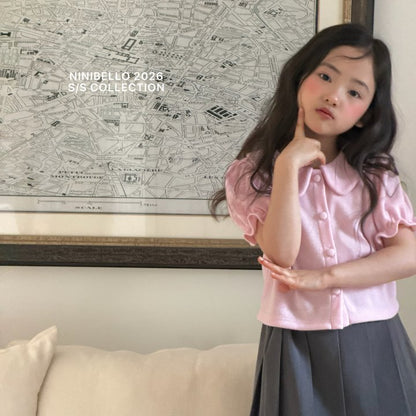 【予約販売】Madeleine Puff Cardigan [NINIBELLO] (26SS)【2026年2月下旬以降順次発送】