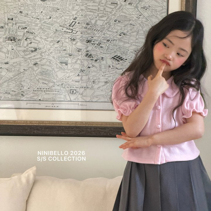 【予約販売】Madeleine Puff Cardigan [NINIBELLO] (26SS)【2026年2月下旬以降順次発送】