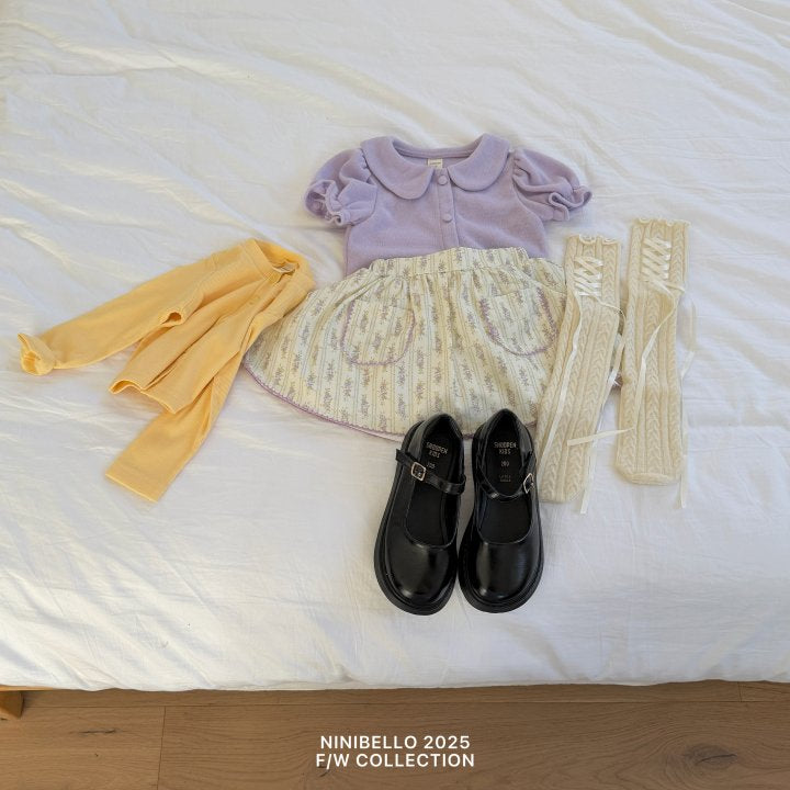 【予約販売】Madeleine Puff Cardigan [NINIBELLO] (26SS)【2026年2月下旬以降順次発送】