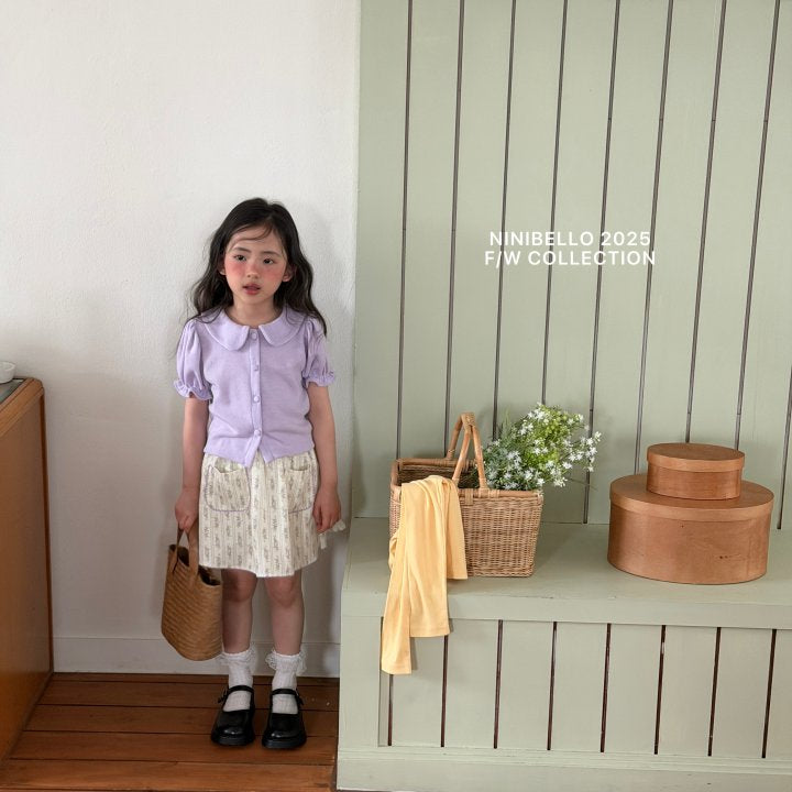 【予約販売】Madeleine Puff Cardigan [NINIBELLO] (26SS)【2026年2月下旬以降順次発送】