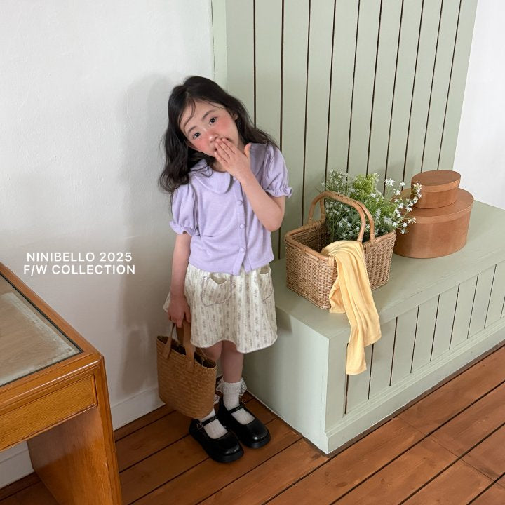 【予約販売】Madeleine Puff Cardigan [NINIBELLO] (26SS)【2026年2月下旬以降順次発送】