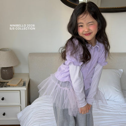 【予約販売】Madeleine Puff Cardigan [NINIBELLO] (26SS)【2026年2月下旬以降順次発送】