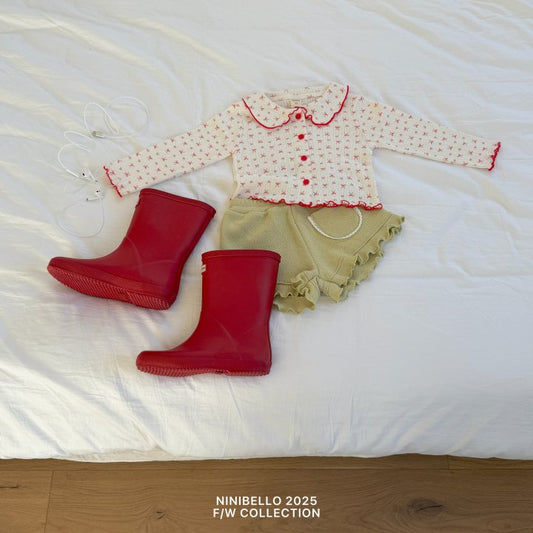 【予約販売】Melody Cardigan [NINIBELLO] (26SS)【2026年2月下旬以降順次発送】