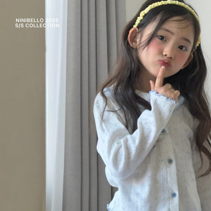 【予約販売】Melody Cardigan [NINIBELLO] (26SS)【2026年2月下旬以降順次発送】