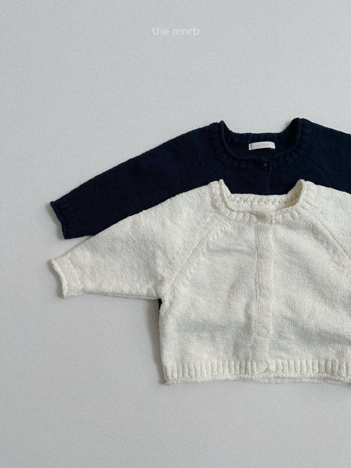 【予約商品】Cozy Cardigan [minirobe] (26SS)【2026年3月中旬以降順次発送】