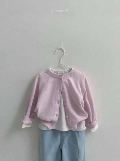 【予約商品】Spring cardigan [minirobe] (26SS)【2026年3月中旬以降順次発送】