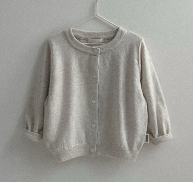 【予約商品】Spring cardigan [minirobe] (26SS)【2026年3月中旬以降順次発送】