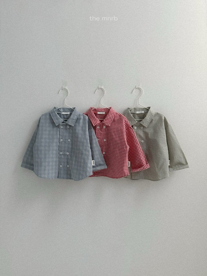 【予約商品】double collar shirt [minirobe] (26SS)【2026年3月中旬以降順次発送】