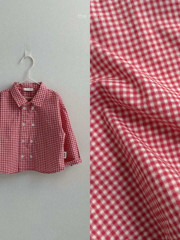【予約商品】double collar shirt [minirobe] (26SS)【2026年3月中旬以降順次発送】