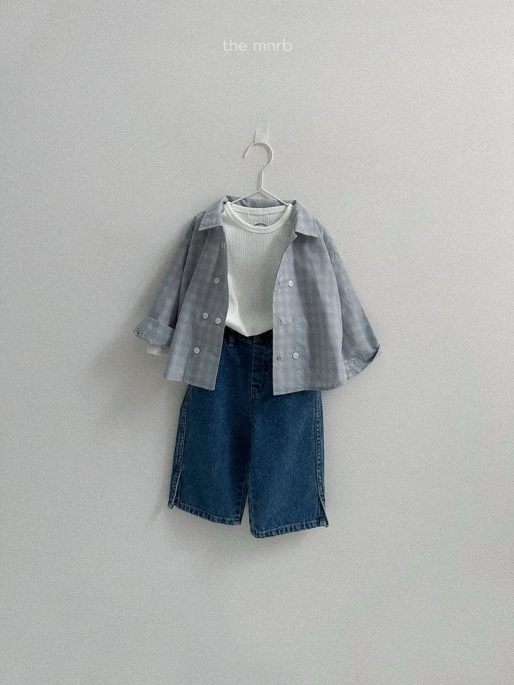 【予約商品】double collar shirt [minirobe] (26SS)【2026年3月中旬以降順次発送】