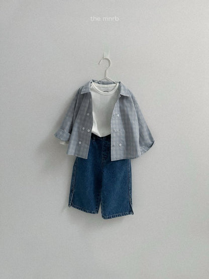【予約商品】double collar shirt [minirobe] (26SS)【2026年3月中旬以降順次発送】