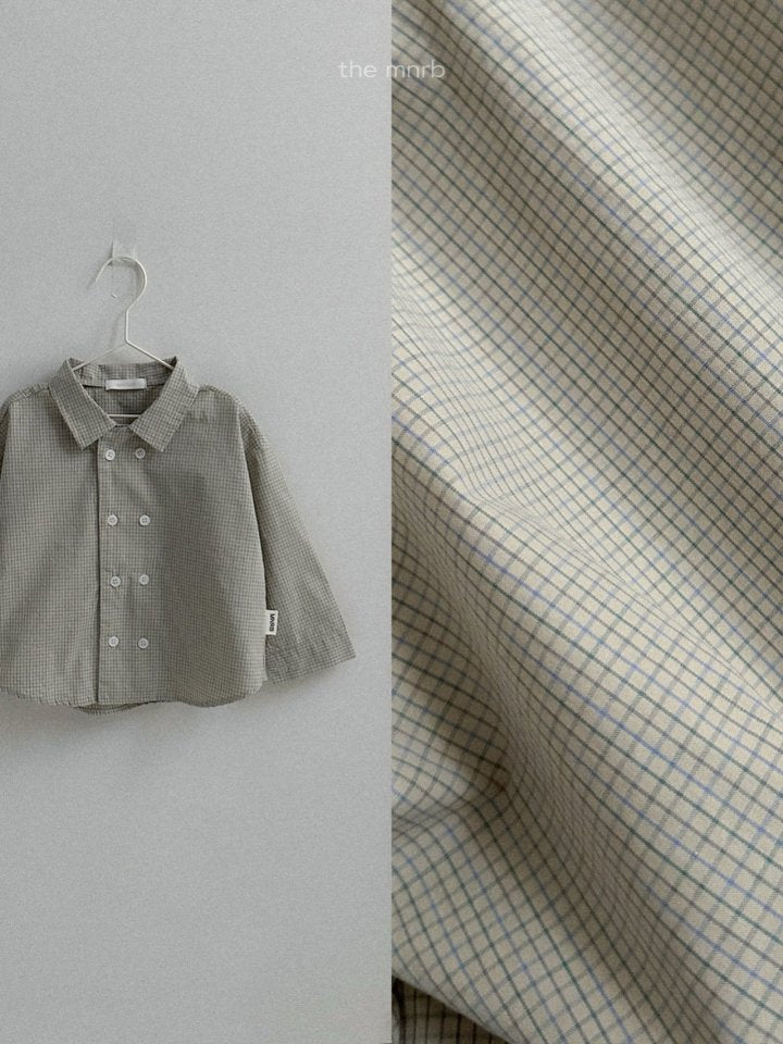 【予約商品】double collar shirt [minirobe] (26SS)【2026年3月中旬以降順次発送】
