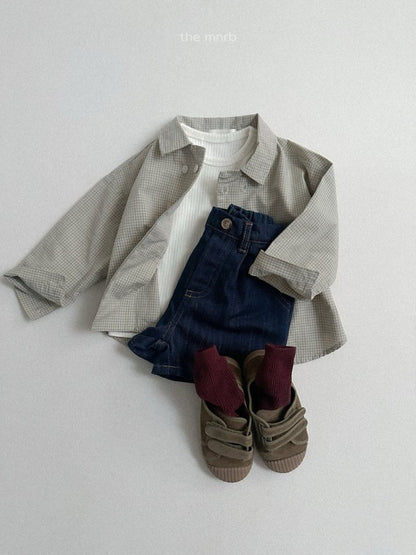 【予約商品】double collar shirt [minirobe] (26SS)【2026年3月中旬以降順次発送】