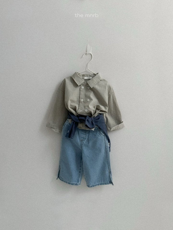 【予約商品】double collar shirt [minirobe] (26SS)【2026年3月中旬以降順次発送】