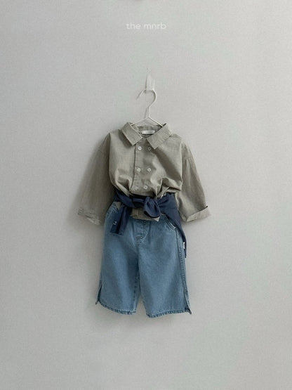 【予約商品】double collar shirt [minirobe] (26SS)【2026年3月中旬以降順次発送】