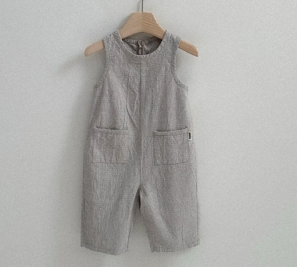 【予約商品】Modern check overalls [minirobe] (26SS)【2026年3月中旬以降順次発送】