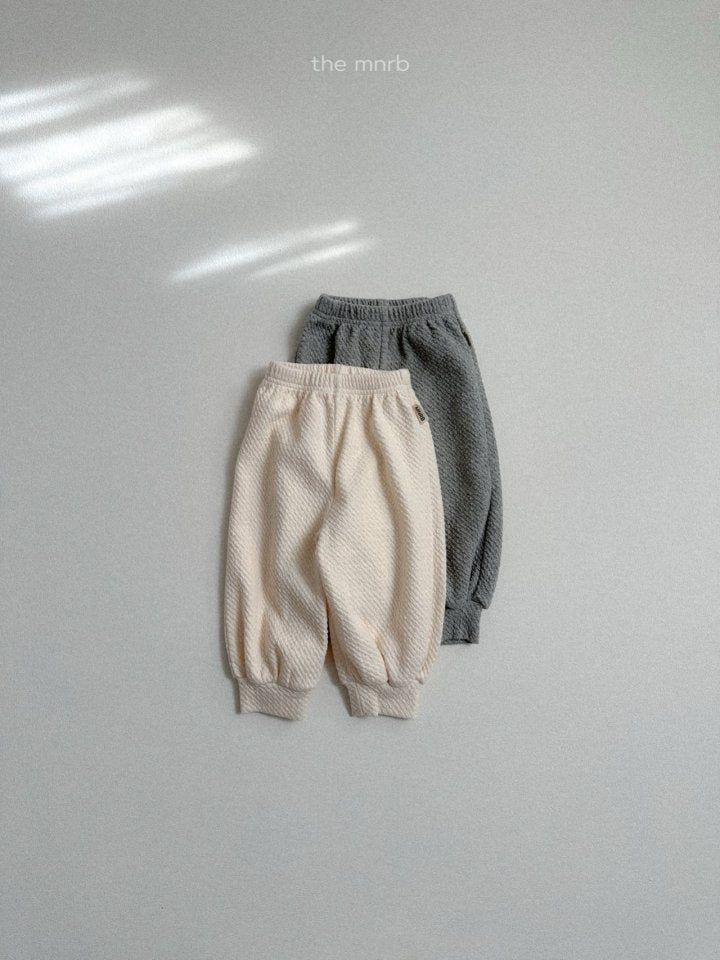 【予約商品】Genie Jogger Pants [minirobe] (26SS)【2026年3月中旬以降順次発送】