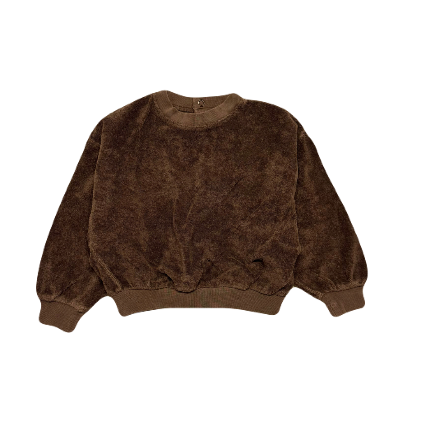 [EARTH] Volume sweatshirts / brown