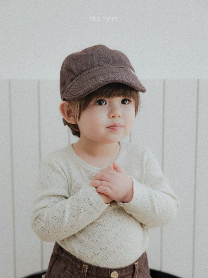 【予約商品】Love Jin Cap [minirobe] (26SS)【2026年3月中旬以降順次発送】